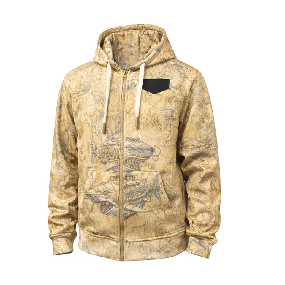Jedi Fermuarlı Kapüşonlu Sweatshirt - Droid Sarı