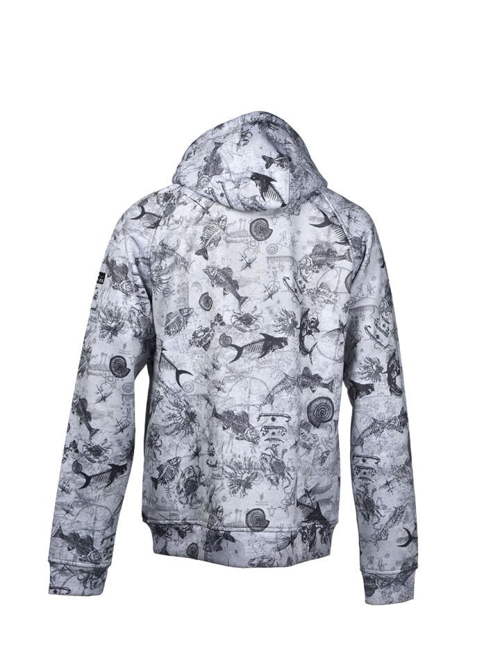 Jedi Fermuarlı Kapüşonlu Sweatshirt - Paleo Grey