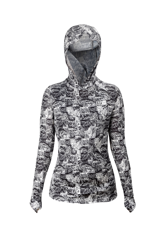 Sirena Kadın Rashguard - Grafiti Black