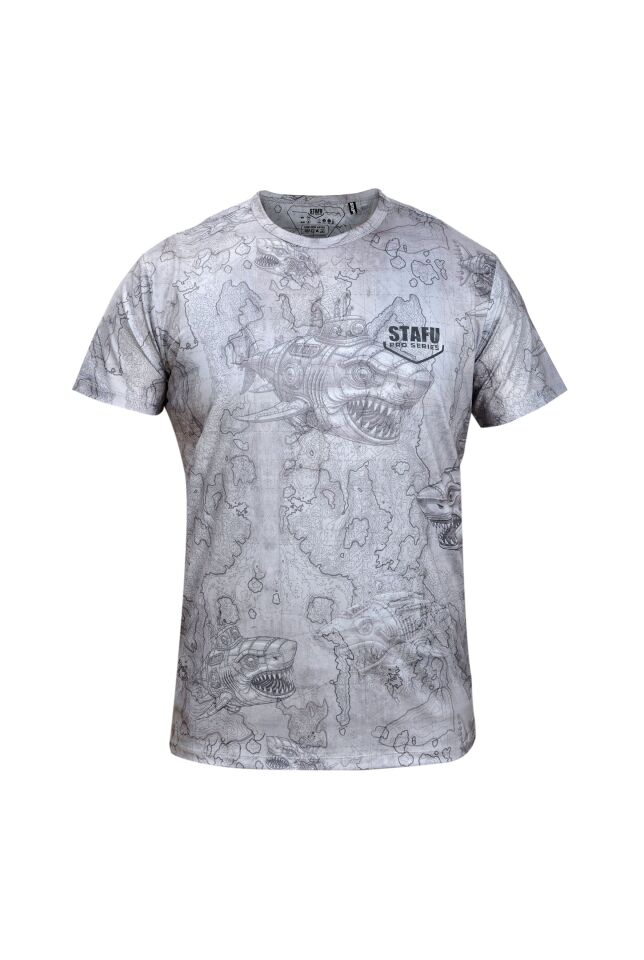Zero Kısa Kollu UV Korumalı Performans T-shirt - Droid Grey